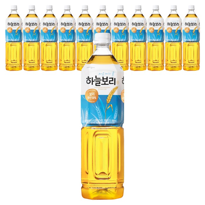 웅진하늘보리, 1.5L, 12개 대표 이미지 - 저칼로리 음료 추천