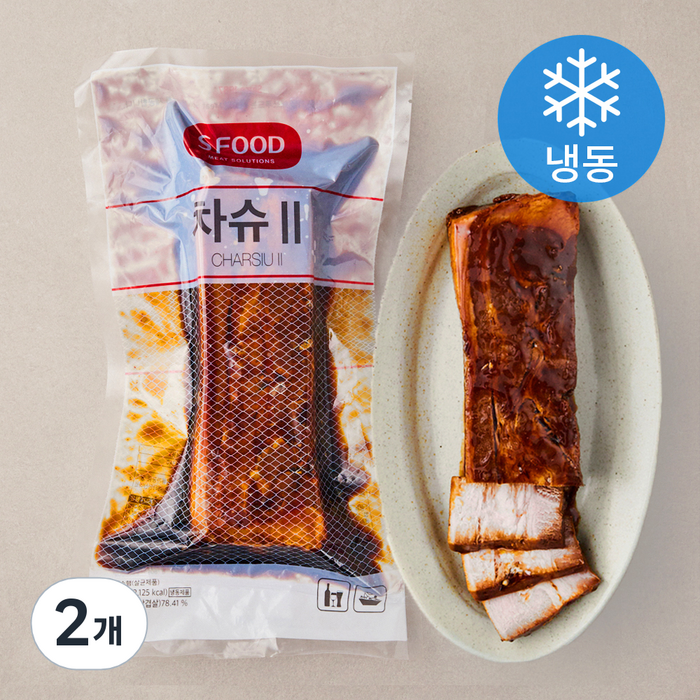 에쓰푸드 통삼겹 차슈 (냉동), 700g, 2개 대표 이미지 - 차슈 추천