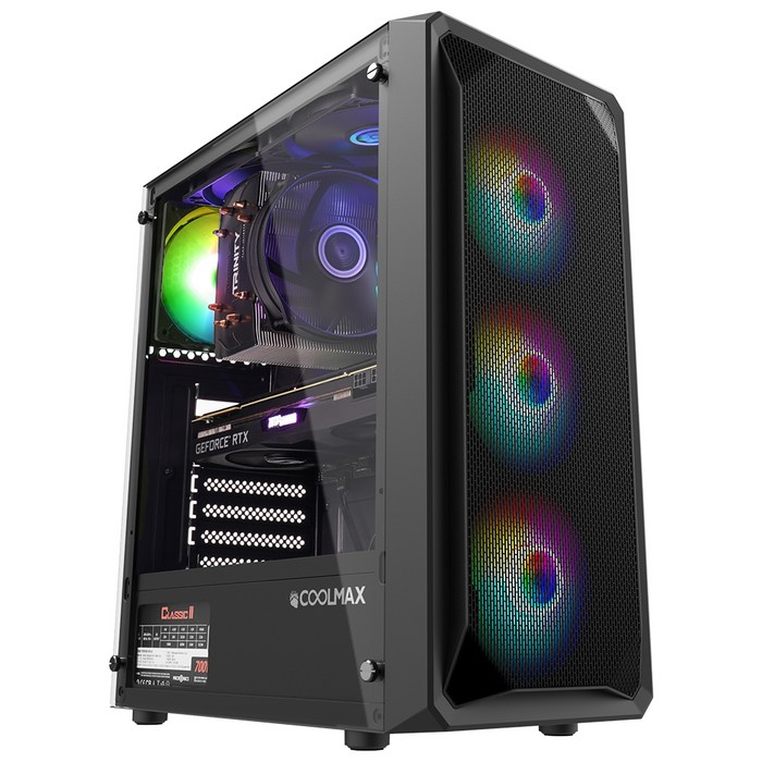 조이젠 사이버펑크 조립PC 라이징A23 (라이젠7-3700X RAM 16GB SSD 240GB RTX 3070 WIN미포함), 기본형 대표 이미지 - 조이젠 조립컴 추천