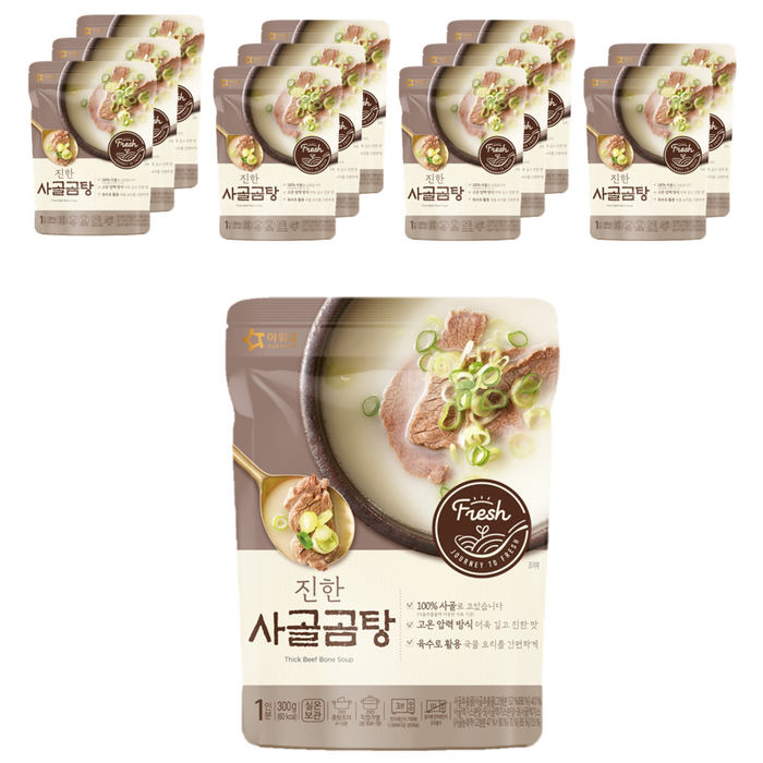 아워홈 진한 사골곰탕, 300g, 12개 대표 이미지 - 사골곰탕 추천