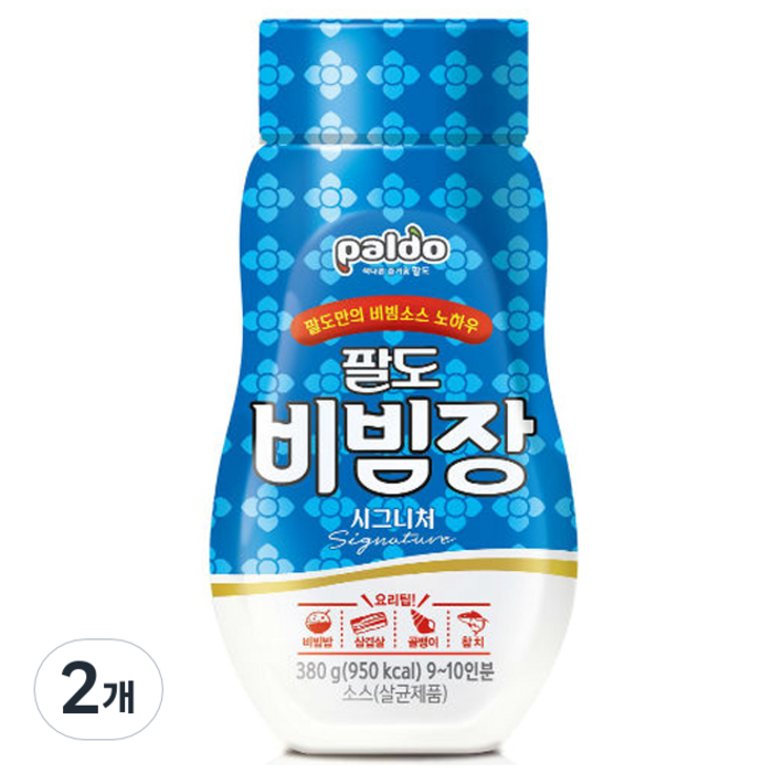 팔도 비빔장 소스 냉면장 비빔/냉면장, 380g, 2개 대표 이미지 - 양념장 추천