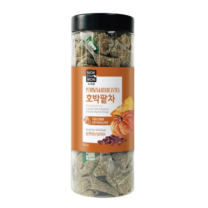 녹차원 호박팥차, 1.5g, 60개입, 1개 대표 이미지 - 간헐적 단식 추천