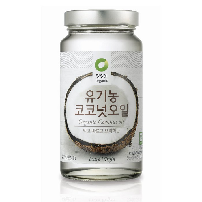 청정원 유기농 코코넛오일, 545ml, 1개 대표 이미지 - MCT 오일 추천