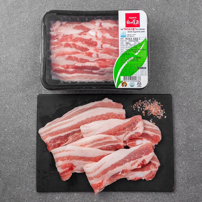 하이포크 한돈 삼겹살 (냉장), 1kg, 1개 대표 이미지 - 캠핑 고기 추천