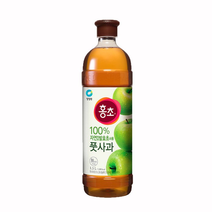 청정원 홍초 풋사과, 1.5L, 1개 대표 이미지 - 홍초 추천