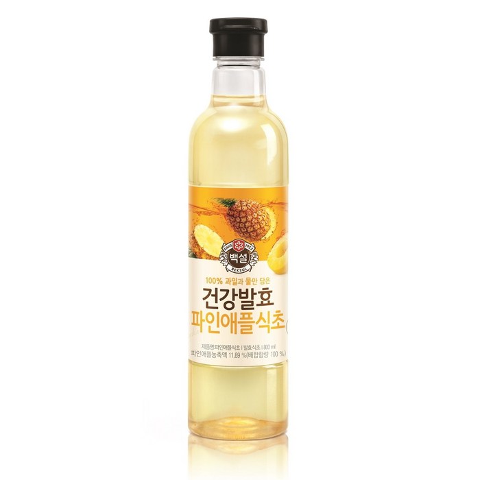 백설 100% 자연발효 파인애플 식초, 800ml, 1개 대표 이미지 - 식초 추천