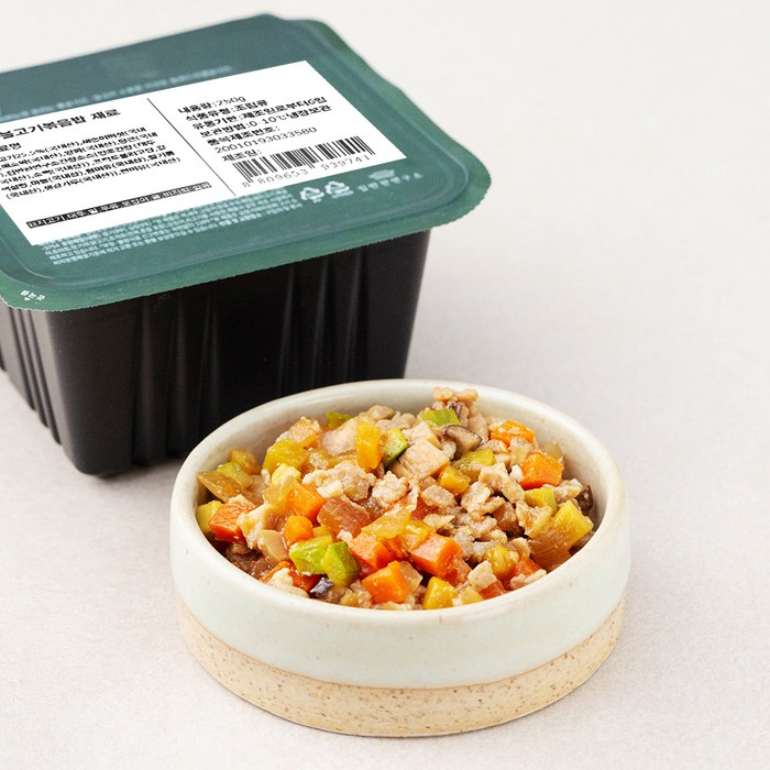 집반찬연구소 한돈 불고기볶음밥 재료, 1개, 250g 대표 이미지 - 불고기 김밥 추천
