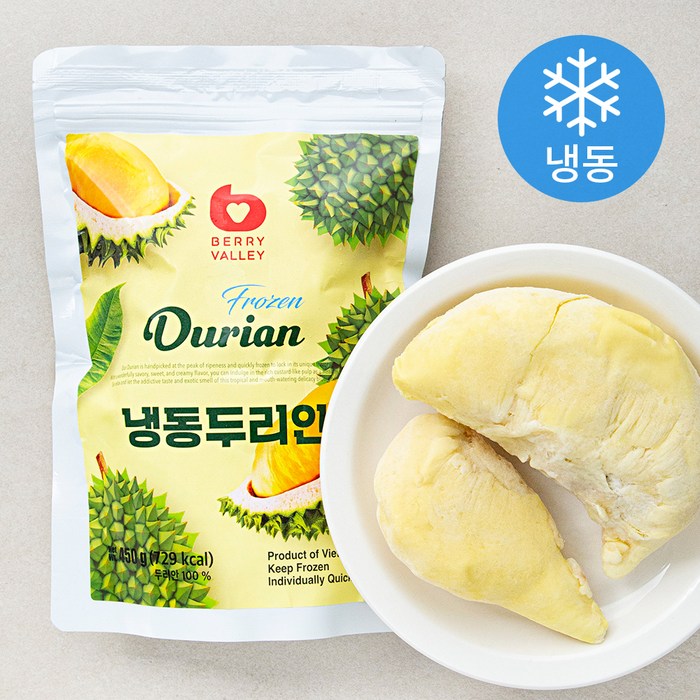 베리밸리 두리안 (냉동), 450g, 1개 대표 이미지 - 냉동 망고 추천