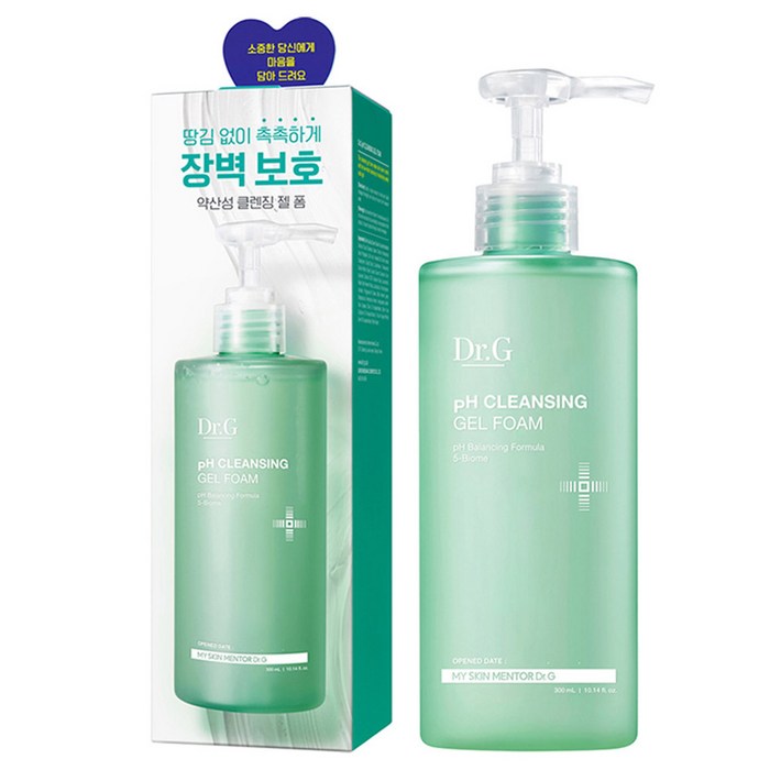 닥터지 약산성 클렌징 젤 폼, 300ml, 1개 대표 이미지 - 저자극 폼클렌징 추천