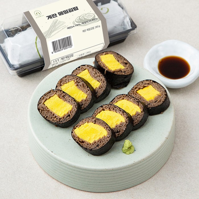 조르니키친 계란 메밀김밥, 280g, 1개 대표 이미지 - 김계란 추천