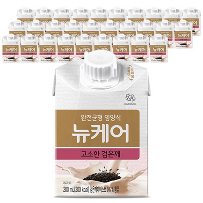 대상웰라이프 완전균형영양식 뉴케어 고소한검은깨, 200ml, 30개 대표 이미지 - 헬스 식단 추천