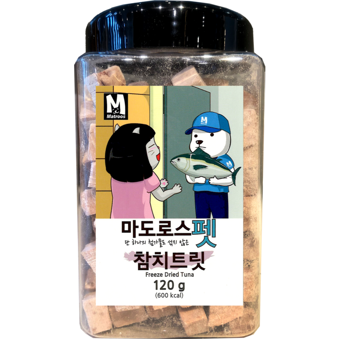 마도로스펫 동결건조 간식, 참치트릿, 1개 대표 이미지 - 치킨트릿 추천