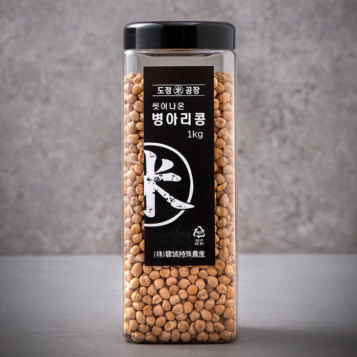 도정공장 씻어나온 병아리콩, 1kg, 1통 대표 이미지 - 병아리콩 추천