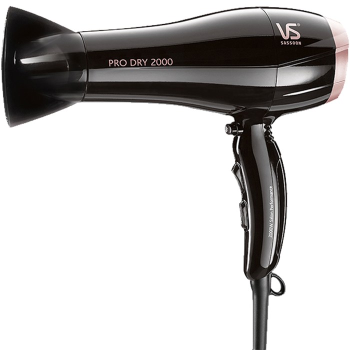 비달사순 2000W 파워 블랙 앤 로즈 헤어 드라이기 VSD120K, 혼합색상 대표 이미지 - 바람센 드라이기 추천