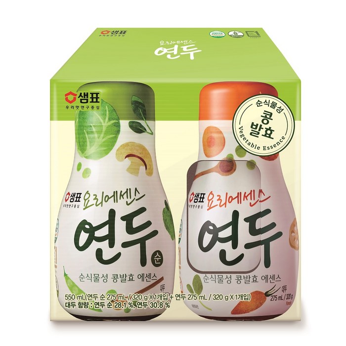 샘표 연두 320g + 연두 순 320g, 1세트 대표 이미지 - 조미료 추천