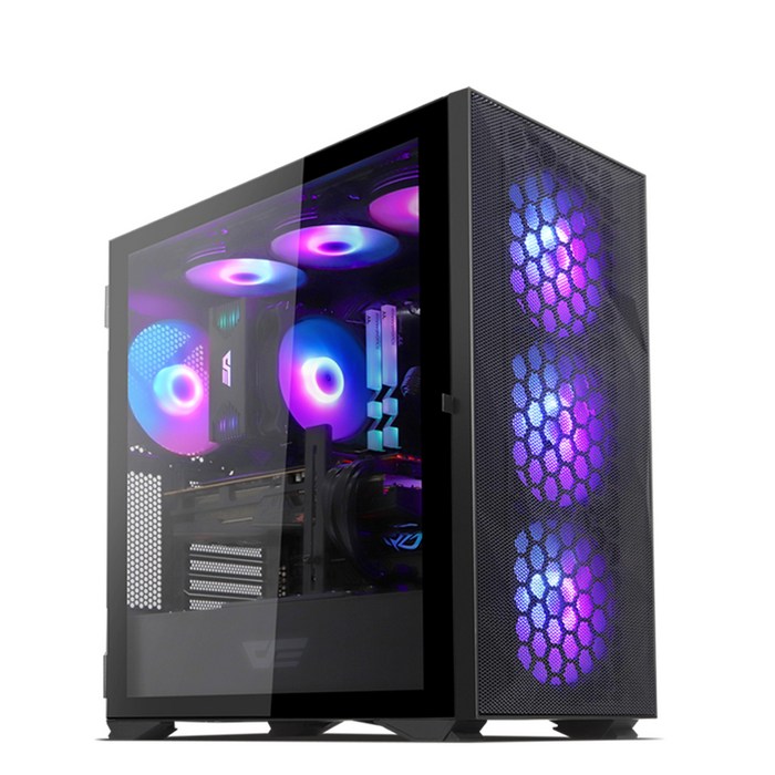 로켓추천PC Gamma AMD No 10. 블랙 조립컴퓨터 (라이젠9-5900X WIN미포함 RAM 16GB NVMe 512GB RTX 3080), ROCKATPC Gamma. AMD No 10., 기본형 대표 이미지 - RTX 3080 데스크탑 추천