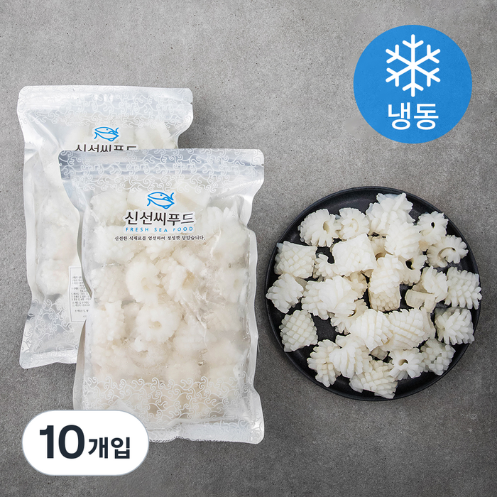 신선씨푸드 솔방울오징어, 500g, 10개입 대표 이미지 - 솔방울 오징어 추천