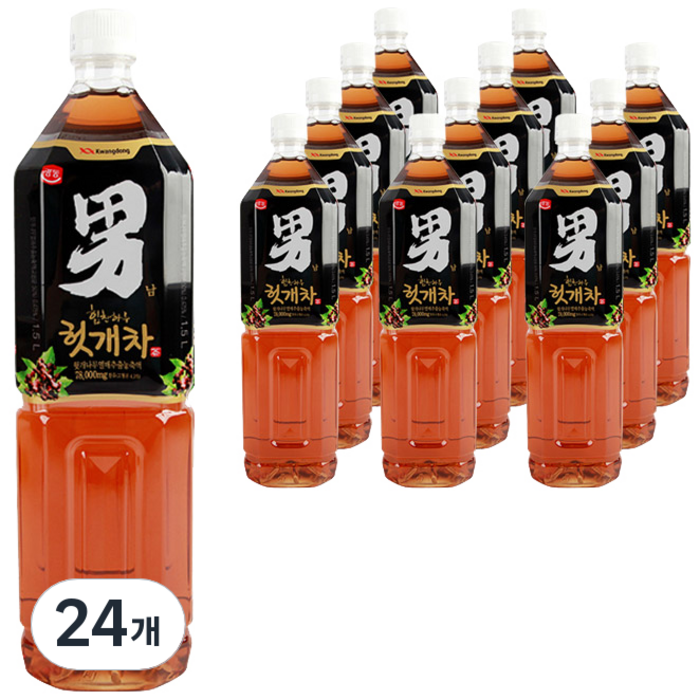 광동 힘찬하루 헛개차, 1.5L, 24개 대표 이미지 - 회식 추천