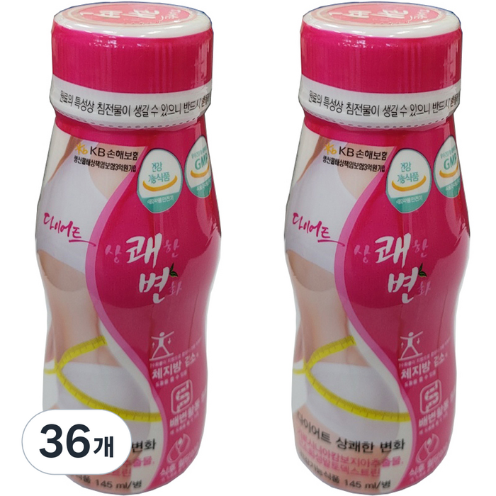 상쾌한변화 다이어트 음료, 36개, 145ml 대표 이미지 - 다이어트 음료 추천