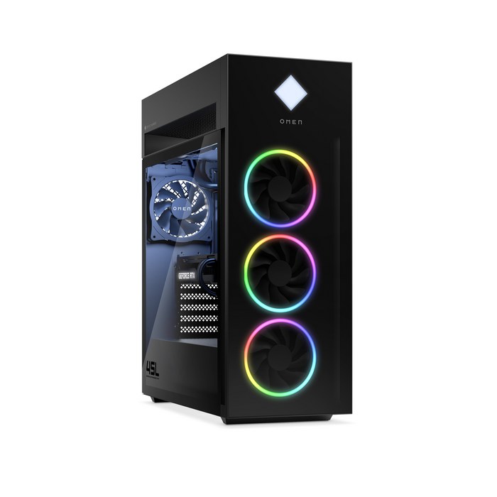 HP 오멘 45L 게이밍 데스크탑 GT22-0000KR (i9-12900k WIN11 Pro RAM 64GB SSD 3TB RTX3090), 기본형 대표 이미지 - 게이밍 데스크탑 추천