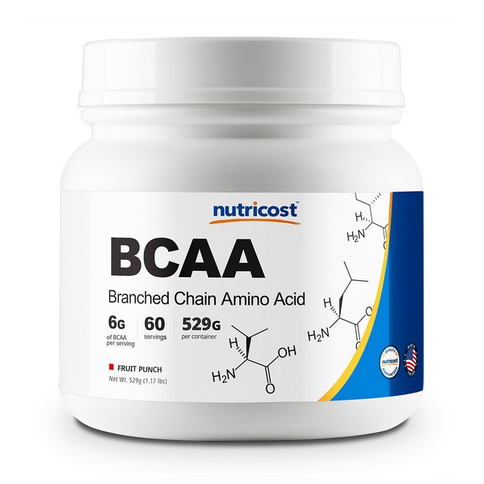 뉴트리코스트 BCAA 후르츠펀치맛, 529g, 1개 대표 이미지 - 크레아틴 추천