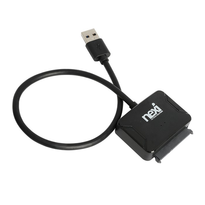 넥시 USB3.0 to SATA3 컨버터 USB허브 NX-U30SC, 혼합색상