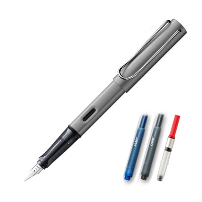 LAMY 알스타 만년필 컨버터세트, F, 026-graphite 대표 이미지 - 라미 만년필 추천