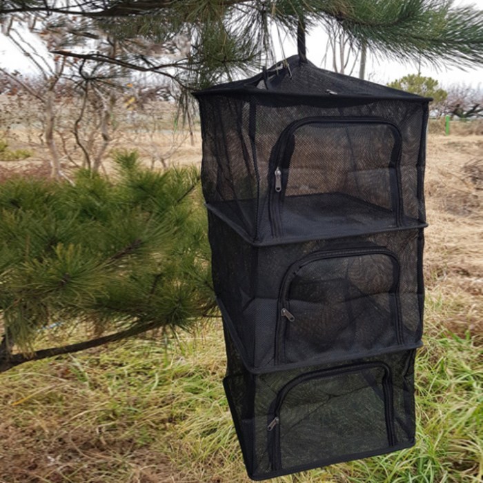 쿨맨 다용도 캠핑 식기건조망, 블랙-기본형, 1개 대표 이미지 - 건조망 추천