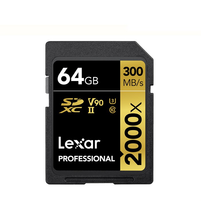 렉사 SD카드 2000배속 UHS-II, 64GB 대표 이미지 - 렉사 SD카드 추천