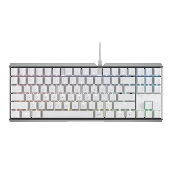 CHERRY 기계식키보드, 화이트, MX BOARD 3.0S RGB TKL (갈축), 갈축 대표 이미지 - 키크론 키보드 추천