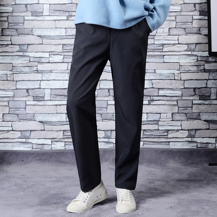 타운클로 남성용 와이드 기모 밴딩 슬랙스 대표 이미지 - 면접 정장 추천