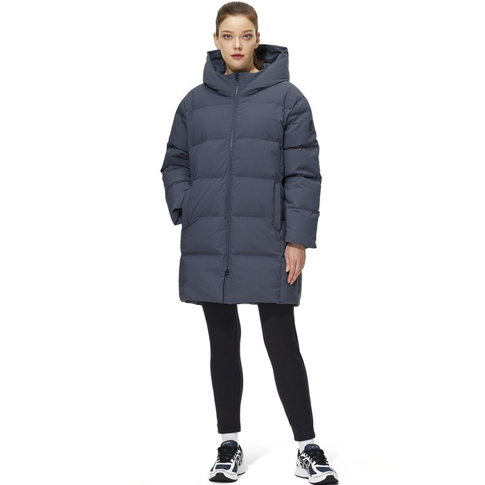 아식스 여성용 W TR COCOON WARM DOWN JACKET 2032C580-400 대표 이미지 - 미들 패딩 추천