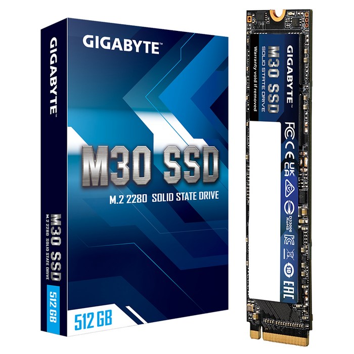 기가바이트 M30 SSD, GP-GM30512G-G, 512GB 대표 이미지 - 기가바이트 SSD 추천