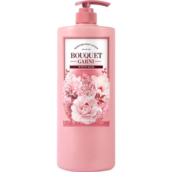 부케가르니 모이스처 바디로션 화이트머스크, 1500ml, 1개 대표 이미지 - 부케가르니 추천
