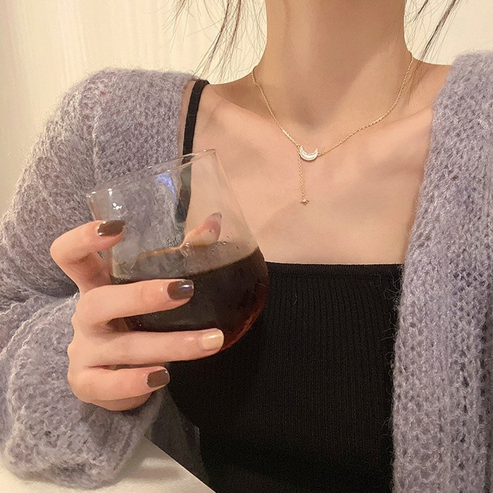 수다쿠 여성용 백진주 LOVE 목걸이 컬렉션 X874 대표 이미지 - 비비안웨스트우드 목걸이 추천