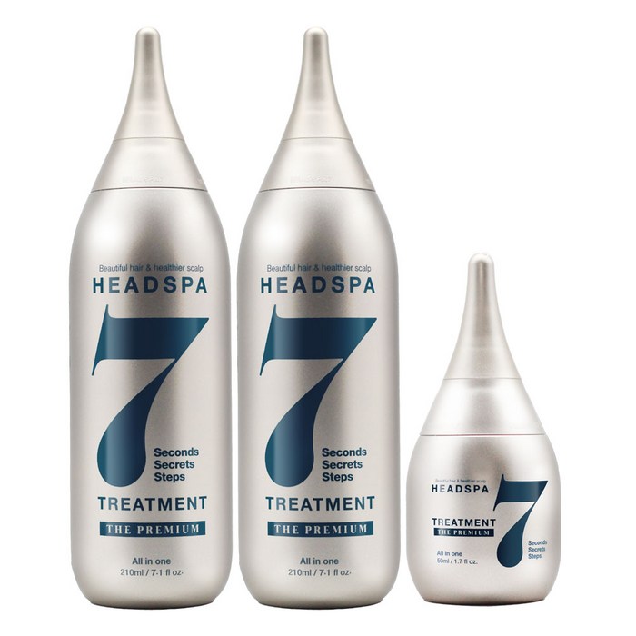 헤드스파 7 더 프리미엄 트리트먼트 210ml x 2p + 50ml, 1세트 대표 이미지 - 모발 영양 추천