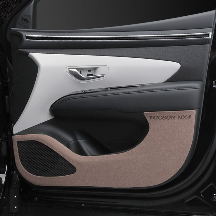 메이튼 차량용 도어커버 4P, 현대 투싼 NX4, 브라운 대표 이미지 - 투싼 NX4 차량용품 추천