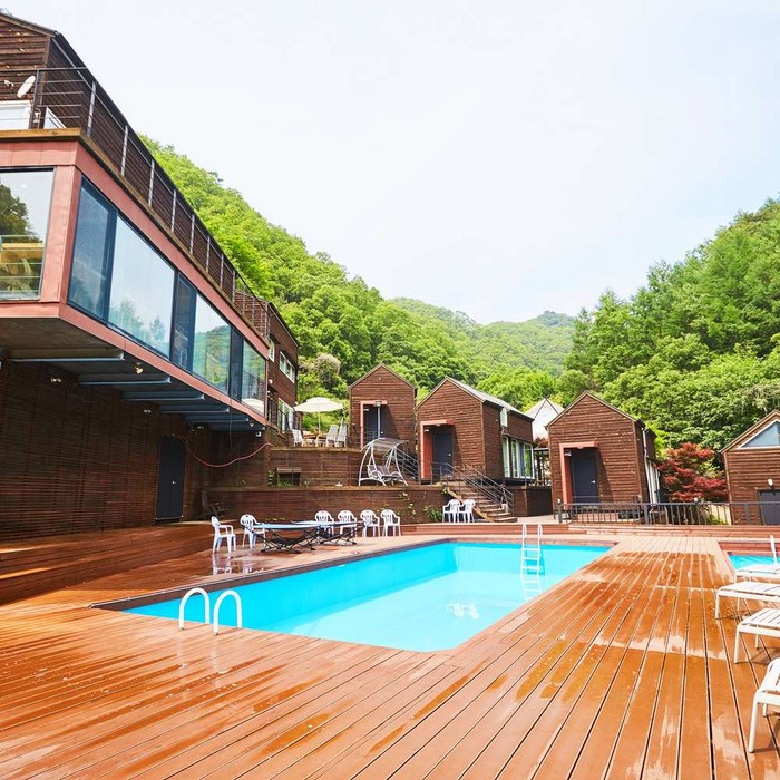 [홍천군] 위드엘펜션 대표 이미지 - 오션월드 펜션 추천