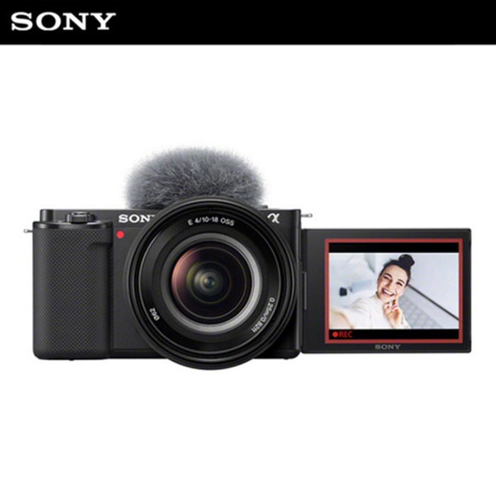소니 미러리스 브이로그 카메라 ZV-E10L (SELP1650 파워 줌렌즈킷), 화이트 대표 이미지 - 브이로그 카메라 추천
