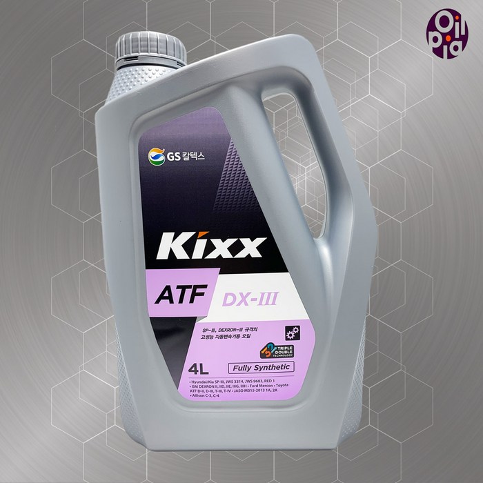 KIXX ATF DX-III 4L 오토미션오일 미션오일, 1개 대표 이미지 - 미션오일 추천