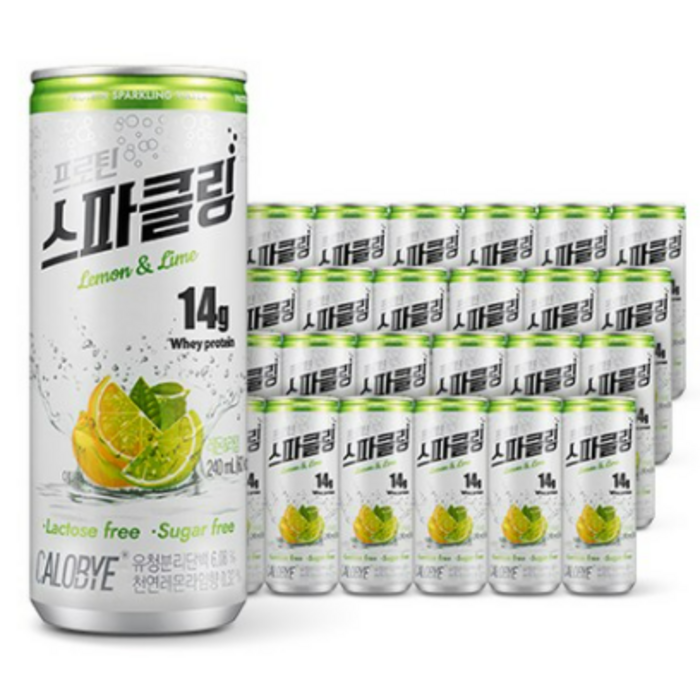 칼로바이 프로틴 스파클링 단백질 음료 분리유청 WPI 헬스보충제 12개입, 240ml, 252개 대표 이미지 - 칼로바이 스파클링 추천