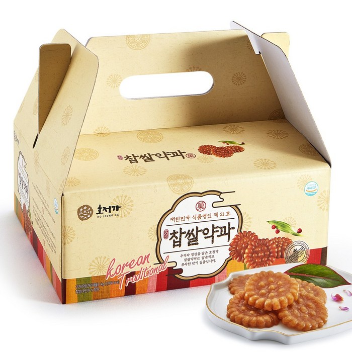 호정가 찹쌀약과세트 1KG / 달콤한 전통과자세트, 1개 대표 이미지