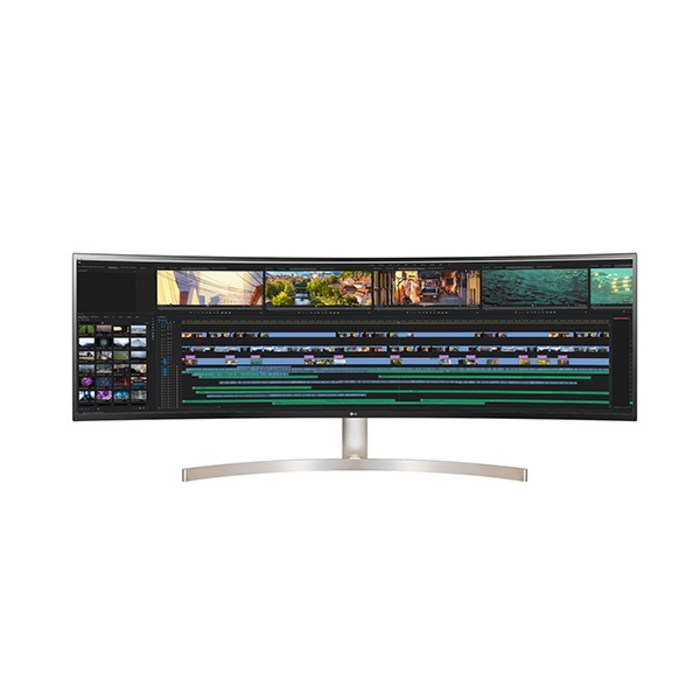 라온하우스 [LG전자] LG울트라와이드모니터 49인치 모니터 / DQHD 슈퍼울트라와이드 5ms 60Hz HDR 내장스피커 플리커프리 로우블루라이트 게임모드지원 변심 반품의 경우 설치 방문시에만 가능하며 수령 이후 반품 불가합니다, 583083 대표 이미지 - DQHD 모니터 추천