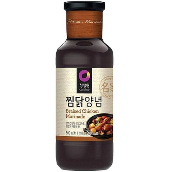 청정원 찜닭 양념 소스, 500g, 3개 대표 이미지 - 갈비 양념 추천