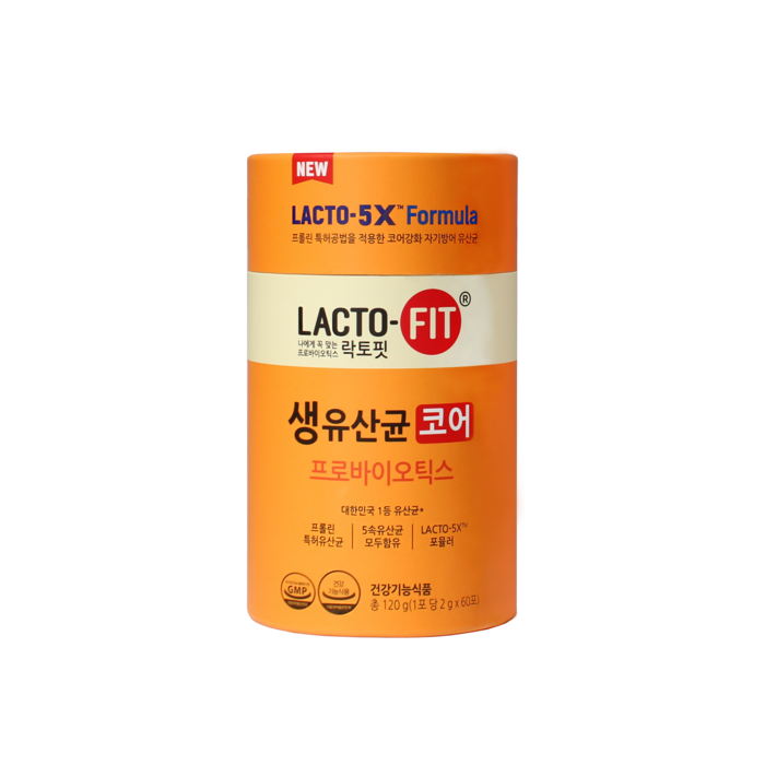 종근당 락토핏 생유산균 코어 1통(2개월분) 생 유산균, 120g, 1개 대표 이미지 - 모유유산균 추천