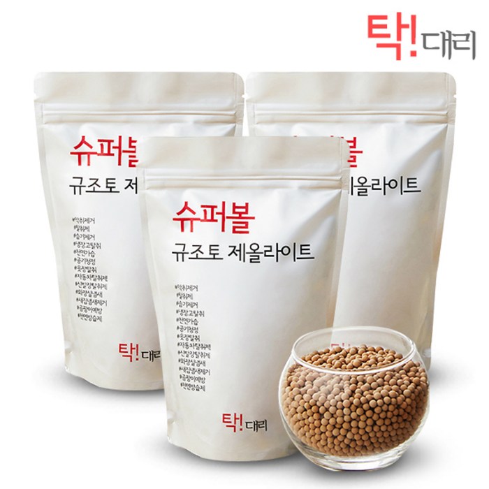 탁대리 슈퍼볼 규조토 제올라이트 실내탈취제 제습제 700g x 3봉 대표 이미지 - 신발장 탈취제 추천