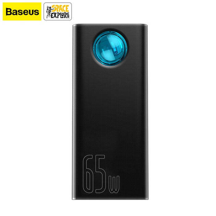 Baseus 베이스어스 65W 퀵차지3.0 고속충전 보조배터리 30000mAh 대용량 5A출력, 화이트 대표 이미지