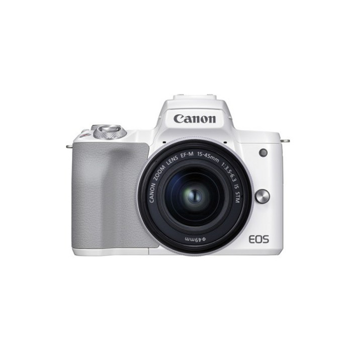 [캐논] EOS M50 Mark II + 15-45mm KIT 화이트 대표 이미지 - 캐논 EOS 미러리스 추천