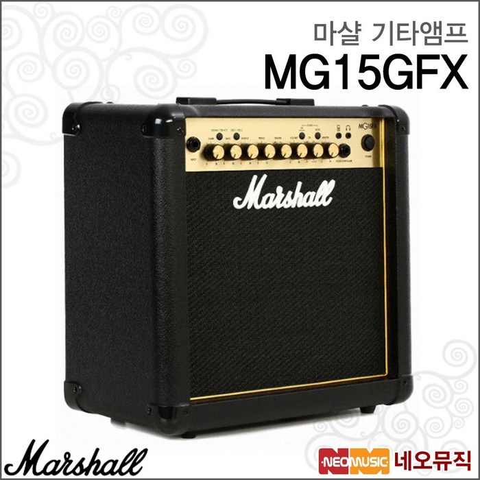 마샬 기타앰프 Marshall MG15GFX 15W AMP 소형엠프, 마샬 MG15GFX_P6 대표 이미지 - 마샬 앰프 추천