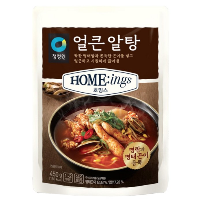 청정원 얼큰 알탕 450g, 1 대표 이미지 - 알탕 추천